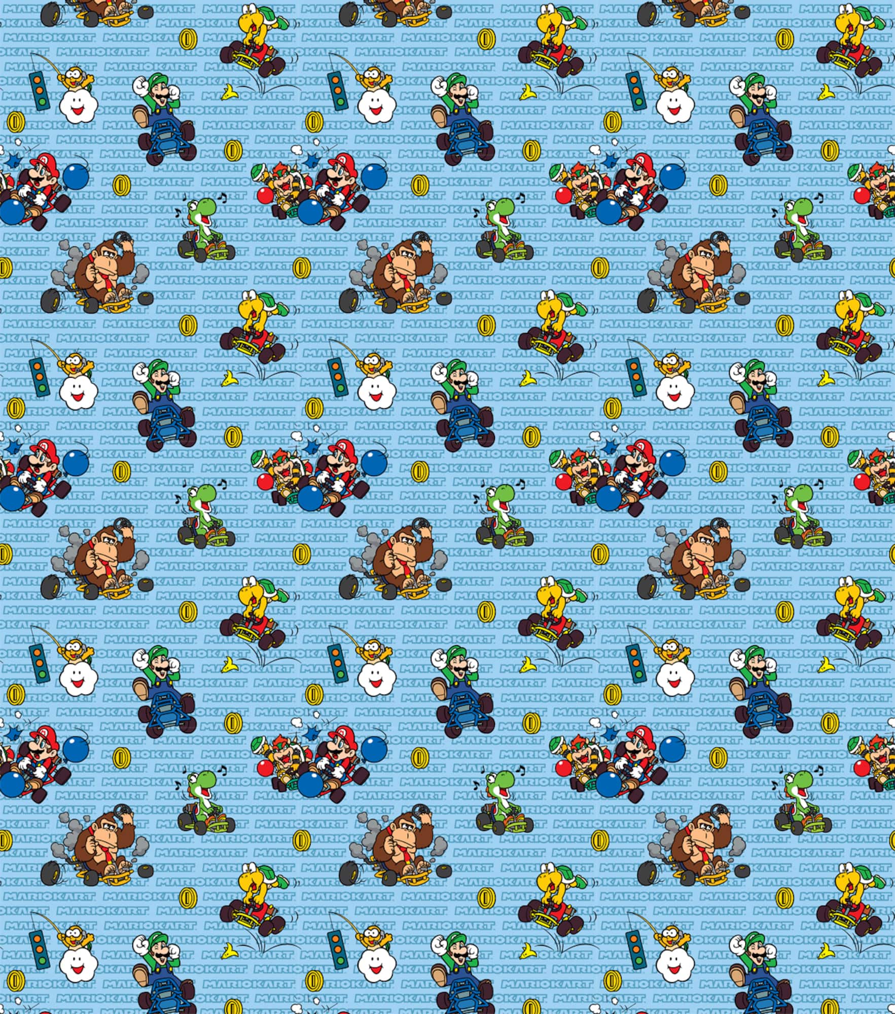 Nintendo® Mario Kart Cotton Fabric